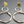 Load image into Gallery viewer, 2 folded circle drop earring - rose gold & gold plated