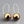 Load image into Gallery viewer, 16mm Copper Ball and Silver Battered earrings