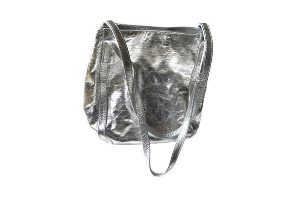 Papaya bag - metallic silver - Makers & Providers