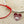 Load image into Gallery viewer, Enamelled red flying heart bead bracelet - Makers & Providers