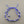 Load image into Gallery viewer, Blue braided bracelet with silver beads on a gray background