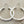 Load image into Gallery viewer, Disc hoop earring - sterling silver - Makers & Providers