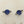 Load image into Gallery viewer, saturn stud - blue - Makers & Providers