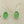 Load image into Gallery viewer, green oval seaglass earring - Makers & Providers