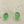 Load image into Gallery viewer, green oval seaglass earring - Makers & Providers