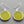 Load image into Gallery viewer, Large circle seaglass earring - lime