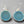 Load image into Gallery viewer, Large circle seaglass earring - sky blue - sterling silver
