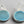 Load image into Gallery viewer, Large circle seaglass earring - sky blue - sterling silver