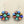 Load image into Gallery viewer, Chandelier earring with opal - circle - Makers & Providers