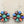 Load image into Gallery viewer, Chandelier earring with opal - circle - Makers & Providers