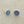 Load image into Gallery viewer, opal stud - circle - blue rose - Makers & Providers