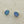 Load image into Gallery viewer, opal stud - circle - blue rose - Makers & Providers
