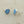 Load image into Gallery viewer, opal stud - circle - blue rose - Makers & Providers