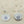 Load image into Gallery viewer, White & blue enamel eye drop earring - small - Makers & Providers