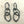 Load image into Gallery viewer, 3 oxidized drop link earrings - Makers & Providers