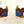 Load image into Gallery viewer, Enamelled yellow, blue, red flying heart stud - Makers & Providers