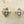 Load image into Gallery viewer, Enamelled yellow, green, red flying heart stud - Makers & Providers