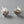 Load image into Gallery viewer, silver disc copper heart stud - Makers & Providers