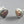 Load image into Gallery viewer, silver disc copper heart stud - Makers & Providers