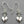 Load image into Gallery viewer, Flaming heart earring - sterling silver - Makers & Providers