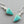 Load image into Gallery viewer, Triangle turquoise drop earrings - sterling silver - Makers & Providers