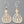 Load image into Gallery viewer, Intricate pear drop earring - copper & silver - Makers & Providers