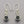 Load image into Gallery viewer, Reef knot drop earring - obsidian & silver - Makers & Providers
