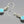 Load image into Gallery viewer, Reef knot drop earring - turquoise & silver - Makers & Providers