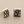Load image into Gallery viewer, Pair of silver square stud earrings with textured design on a gray background