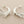 Load image into Gallery viewer, Curved feather coral stud - sterling silver