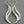 Load image into Gallery viewer, 2 x curve earring - sterling silver - Makers & Providers