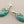 Load image into Gallery viewer, Turquoise stone earrings with silver posts on a gray background
