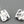 Load image into Gallery viewer, textured square drop earring - sterling silver - Makers & Providers
