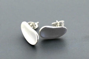 pebble stud - sterling silver - Makers & Providers