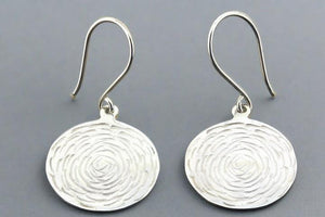 Whirlpool earring - sterling silver - Makers & Providers