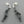 Load image into Gallery viewer, Torn spiral drop earring - oxidized sterling silver - Makers & Providers