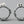 Load image into Gallery viewer, Beaded circle hoop - oxidized silver