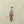 Load image into Gallery viewer, Flower in resin spear pendant on 45cm ball chain - Makers & Providers