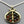 Load image into Gallery viewer, Pomegranate pendant on 55 cm silver chain - brass & garnet