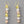 Load image into Gallery viewer, 6 drop flower earring - silver, gold & rose gold - Makers & Providers