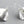 Load image into Gallery viewer, Zebrina 2 drop curved earring - silver - Makers & Providers