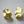Load image into Gallery viewer, Wisteria stud - gold & silver - Makers & Providers