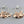 Load image into Gallery viewer, Sakura circle stud - rose gold & silver - Makers & Providers