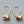 Load image into Gallery viewer, 2 bell earring - rose gold & silver - Makers & Providers