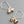 Load image into Gallery viewer, 2 bell earring - rose gold & silver - Makers & Providers