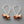 Load image into Gallery viewer, 3 bell earring - rose gold & silver - Makers & Providers