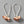 Load image into Gallery viewer, 3 bell earring - rose gold & silver - Makers & Providers
