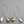 Load image into Gallery viewer, 2 flower drop earring - silver & rose gold - Makers & Providers