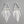 Load image into Gallery viewer, Dita tassel earring stud - silver - Makers & Providers