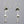 Load image into Gallery viewer, Chain of love drop earring - silver & oxidized - Makers & Providers